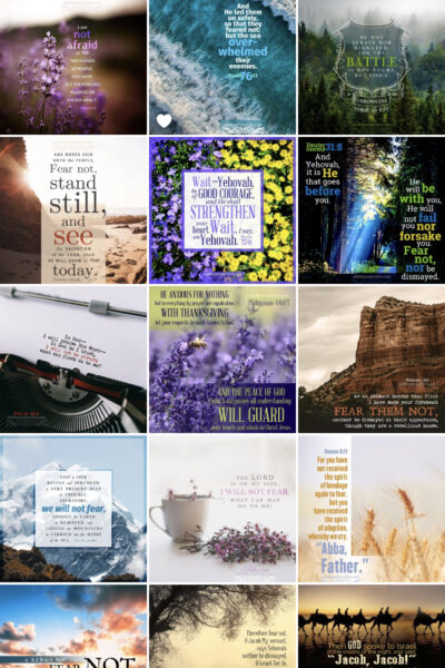 Scripture Pictures in My Phone's Photo Gallery
