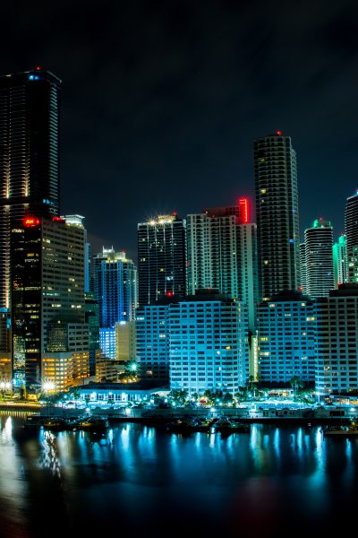 Miami Nighttime Skyline